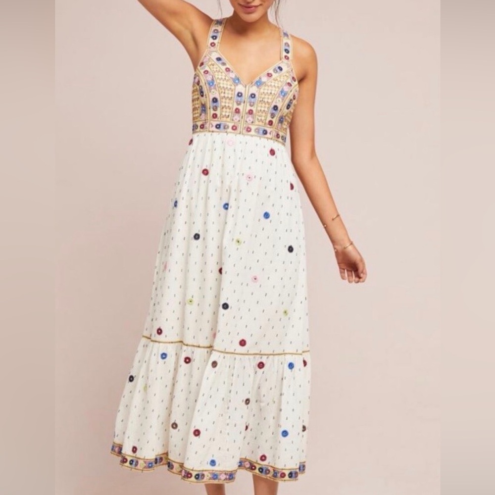 Anthropologie Norah Midi Dress by Payal Pratap